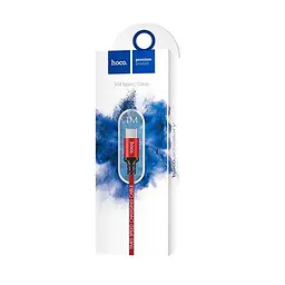 Кабель Hoco X14 Times speed Type-c charging cable, ( L-1M ) Black & Red - мініатюра 2