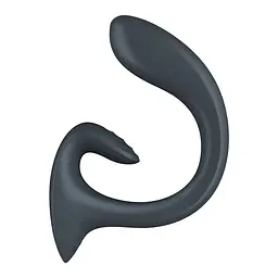 Вагінально-кліторальний вібратор Satisfyer G for Goddess 1 Dark Grey, 2 мотори - мініатюра 3