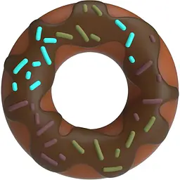 Ерекційне кільце Pretty Love Super Donut Cock Ring 4.6 см (коричневий)