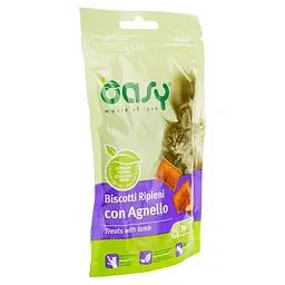 Ласощі для котів Oasy Treats подушечки з ягням 60 г - мініатюра 3