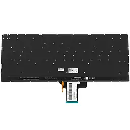 Клавіатура для ноутбука ASUS (X3400, X7400 series), rus, black, без кадра, підсвічування клавіш (Red Esc)