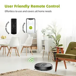 Робот-пилосос Kyvol Cybovac D10 Random 250 ml+200 ml 2600 mA 2000 pa Google Assistant Amazon Alexa Black - мініатюра 9