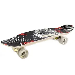 Скейт пенні борд круїзер із ручкою Best Board, PU колеса, що світяться, дошка 65 см, C40311 (В асортименті) - мініатюра 3