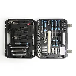 Набір насадок та інструментів Apro CrV 1/4" 1/2" 90Т 100 шт. 30412 - мініатюра 2