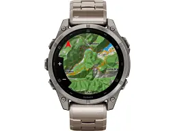 Спортивний годинник Garmin Fenix 8 47mm AMOLED Sapphire Titanium with Vented Titanium Bracelet (010-02904-40) - мініатюра 3