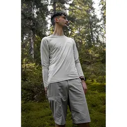 Футболка чоловіча Turbat Hike Lite LS Man 3XL Світло-сірий - мініатюра 5