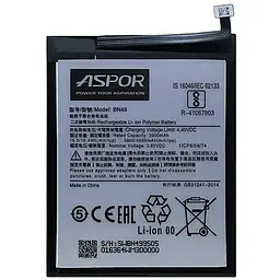 Акумулятор Aspor BN49 для Xiaomi Redmi 7A