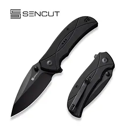 Ніж складний Sencut Hyrax S23097-1 чорний - чорне лезо - мініатюра 9