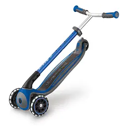 Самокат Globber Master Lights колеса з підсвіткою синій (662-100-2) - мініатюра 4