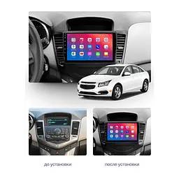 Штатний головний пристрій EasyGo CV908-F50 9 inch Chevrolet Cruze 2009-2017 - мініатюра 2