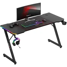 Комп'ютерний стіл Huzaro Hero 3.3 RGB black - мініатюра 6