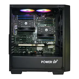 Двопроцесорна робоча станція Power Up #210 Xeon E5 2680 v4 x2/64 GB/HDD 2 TB/SSD 512 Gb/NVIDIA Quadro RTX A4000 16 Gb - мініатюра 3