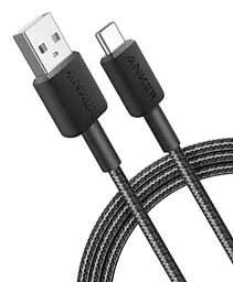 Кабель Anker 322 USB-A to USB-C - 0.9m Nylon Black teh0022025 - мініатюра 4