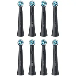 Насадка для зубної електрощітки Braun Oral-B iO RB CBF-8 Ultimate Clean Black (8 шт) (Oral-B iO RB CBF-8 Ultimate Clean Чорні (8))