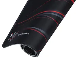 Ігровий килимок для миші Onikuma M68 350 × 300 мм з гладкою поверхнею чорний з червоним - мініатюра 3