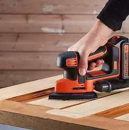 Шліфмашина вібраційна акумуляторна Black&Decker без АКБ та ЗП BDCDS18N - мініатюра 4