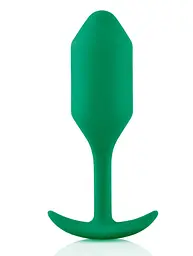 Анальна пробка B-Vibe Snug Plug 2, 10.5 см (зелений)