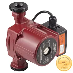 Насос циркуляційний 100Вт Hmax 6м Qmax 75л/хв Ø1½" 180мм+гайки Ø1" AQUATICA (774132)