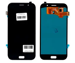 Дисплей Samsung A720 Galaxy A7 2017 OLED (Small LCD) чорний
