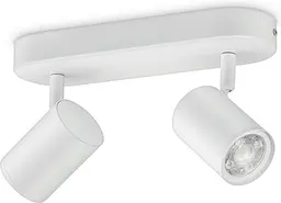 WiZ Світильник точковий накладний розумний IMAGEO Spots, 2х5W, 2200-6500K, RGB, Wi-Fi, білий - мініатюра 5