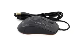 Ігрова миша Frime Black Panther, USB Omron switch Avago 3050 sensor, 2м (FMP18100) - мініатюра 4