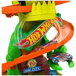 Ігровий набір Hot Wheels City Атака вогняного Ті-Рекса (JBM73) - мініатюра 4
