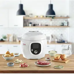 Мультиварка-скороварка Tefal Cook4Me + 1600 Вт біла (CY851130) - мініатюра 6