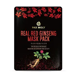 Маска тканинна Pax Moly Real Red Ginseng з екстрактом червоного женьшеню