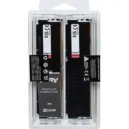 Модуль пам'яті DDR5 Kingston FURY Beast 2x8GB 5200MHz Black (KF552C40BBK2-16) [151705] - мініатюра 7