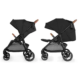 Прогулянкова коляска Kinderkraft Grande LX Black - мініатюра 2