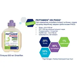 Ентеральне харчування Peptamen HN PHGG для дорослих 500 мл (12477664) - мініатюра 2