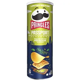 Чипси Pringles Passport Flavours Italian Style Focaccia 165 г - смак італійської фокаччі