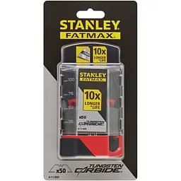 Лезо для ножа Stanley Carbide змінне трапецевидне 62 мм 50 шт. (8-11-800) - мініатюра 2