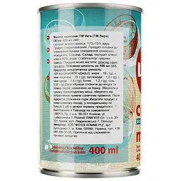 Кокосове молоко Vera, 400 мл - мініатюра 2