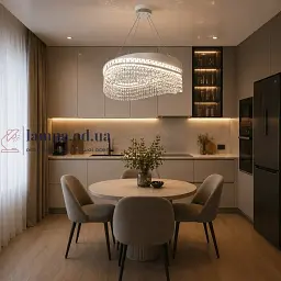 Елегантна підвісна LED люстра Diasha P7027/D500WH біла 58W до 20 м2