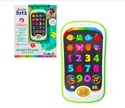 Дитячий розвиваючий телефон Limo Toy Перші знання Kids Hits Smart Phone, укр англ., KH03/002 - мініатюра 2