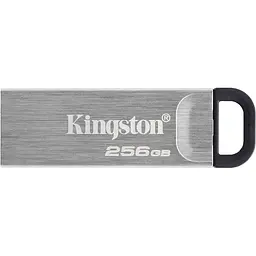 Флеш-накопичувач Kingston USB3.2 256GB DataTraveler Kyson Silver/Black (DTKN/256GB) - мініатюра 2