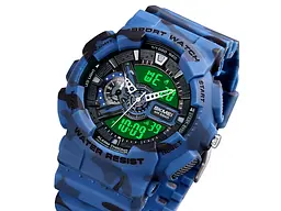 Чоловічий наручний годинник 1688CMBU Camo Blue Skmei acs0030625 - мініатюра 5