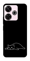 TPU чохол Demsky Lazy cat для Xiaomi Redmi 13 4G / Poco M6 4G