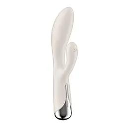 Вібратор-кролик з ротацією Satisfyer Spinning Rabbit 1 Beige, 3 мотори - мініатюра 5