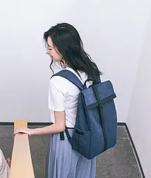 Рюкзак RunMi 90 GRINDER Oxford Backpack Dark Blue - мініатюра 4