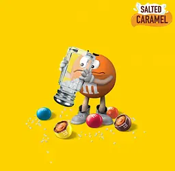 Драже M&M's Salted Caramel Milk Chocolate Bag 176г - мініатюра 3