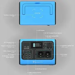 Зарядна електростанція Bluetti EB55 150000mAh 700W - мініатюра 3