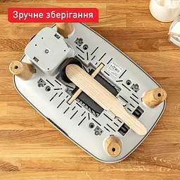 Млинниця Tefal Crepier Gourmet 1100 Вт діаметр 11.5 см та 18.5 см тефлон чорно-срібляста (PY900D12) - мініатюра 16