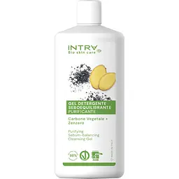 Гель для вмивання Intra Charcoal & Ginger для проблемної, комбінованої та жирної шкіри обличчя 200 мл