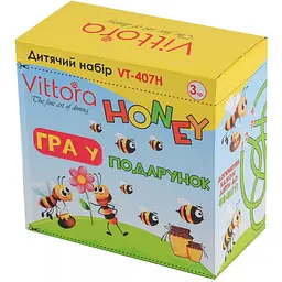 Дитячий набір посуду Vittora Мед VT-407H 3 предмети (105760) - мініатюра 2