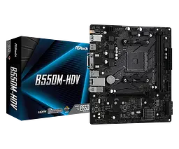Материнська плата ASRock B550M-HDV Socket AM4 (B550M-HDV) Б/В