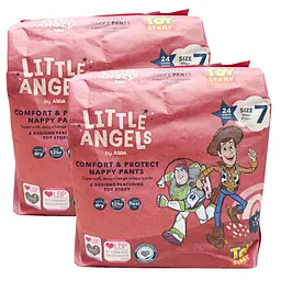 Підгузки-трусики Little Angels Comfort & Protect 7 (17+ кг), 48 шт