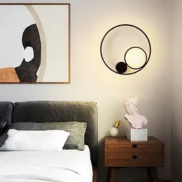 Сучасний настінний або стельовий LED світильник Ø 45 см Line F Арт. WMJ26-450*H70 SandBK - мініатюра 7