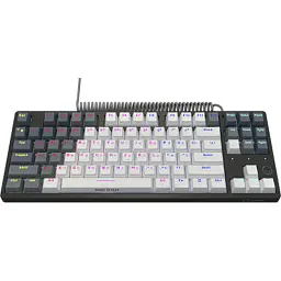 Клавіатура Lorgar Azar 514TKL RGB Mechanical USB UA White/Grey (LRG-GK514TKL-WH-UA) - мініатюра 2